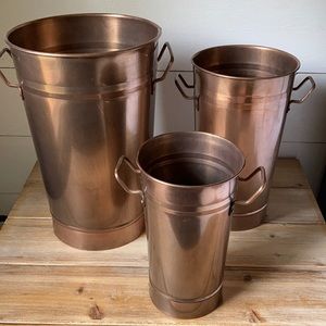 Magnolia Set of 3 Copper Froggers